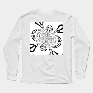 Letter B, the pattern 6 Long Sleeve T-Shirt